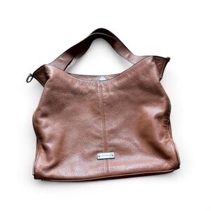 Vintage Danier Genuine Leather Brown Hobo Bag 👜💋